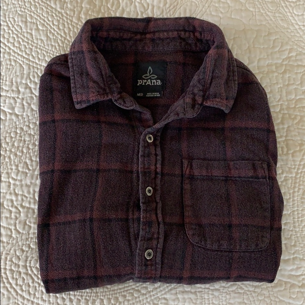 Men’s Medium Prana flannel shirt